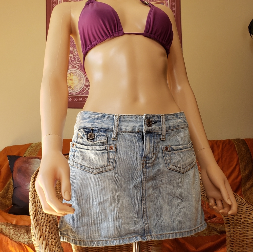 AEO JEAN SKIRT